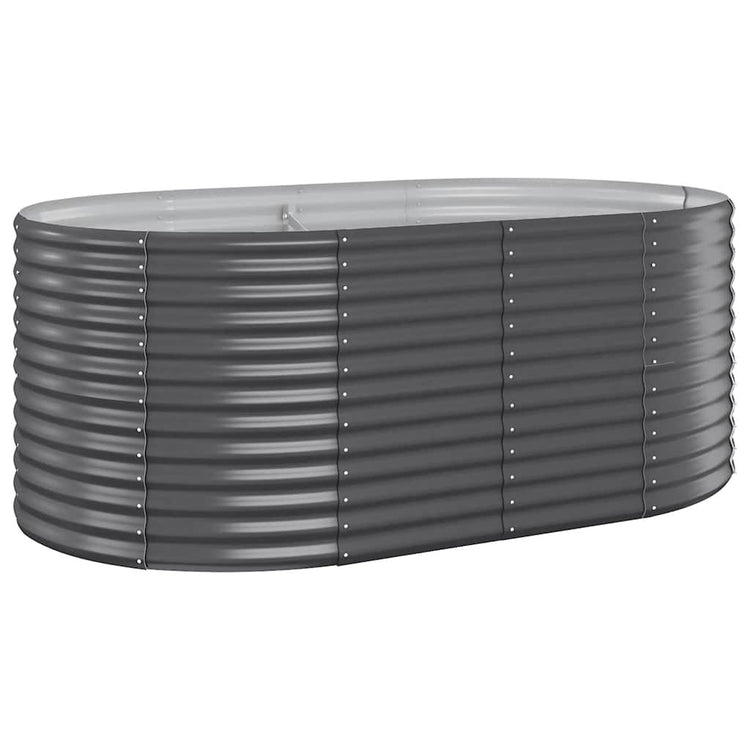 VIDAXL -Planungsbox 175x100x68 cm Pulver -beschichteter Stahl -Anthrazit -Verschärfen