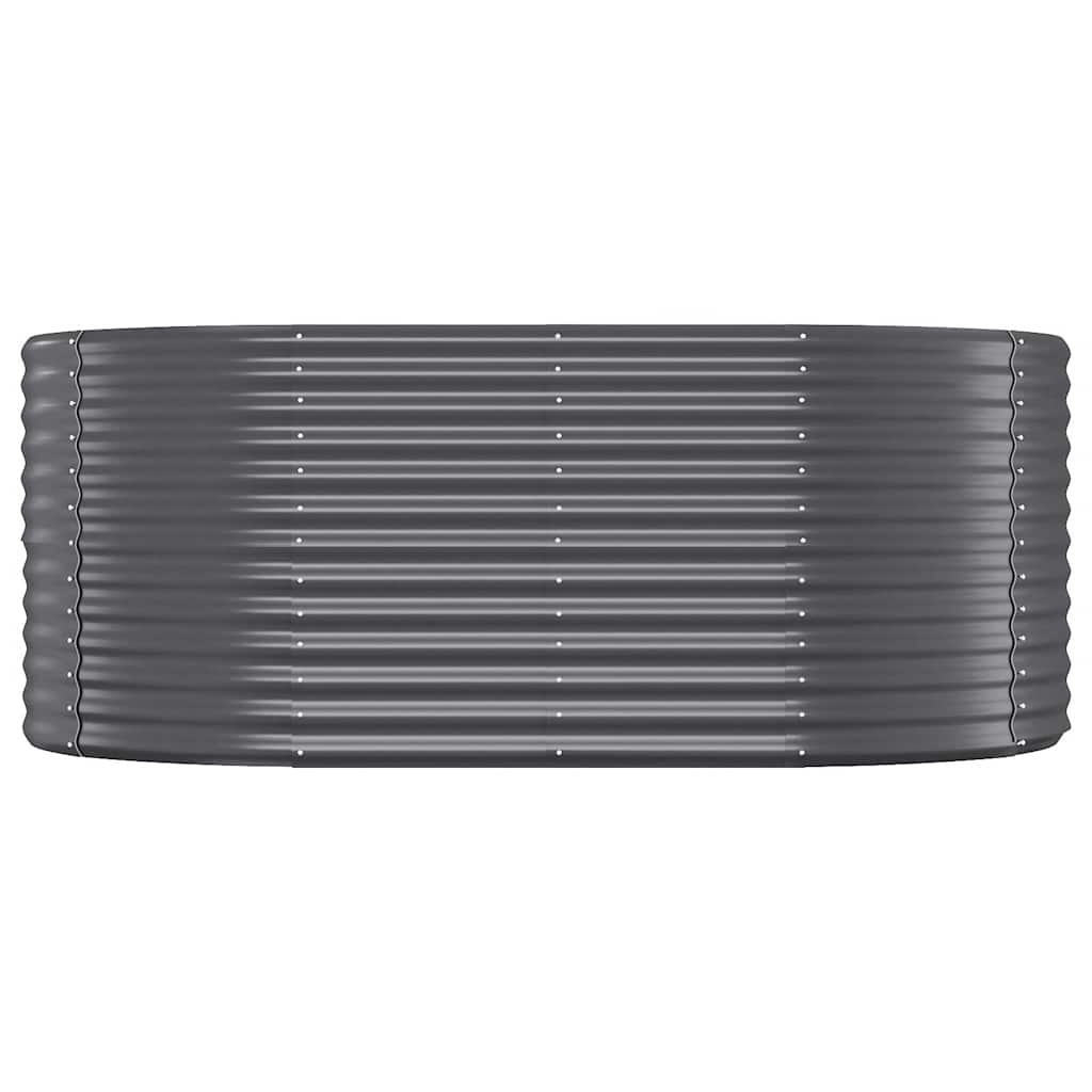 VIDAXL -Planungsbox 175x100x68 cm Pulver -beschichteter Stahl -Anthrazit -Verschärfen