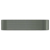VIDAXL -Planungsbox 322x100x68 cm Pulver -Stahlgrau grau