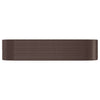 VIDAXL -Planungsbox 322x100x68 cm Pulver -Stahlbraun