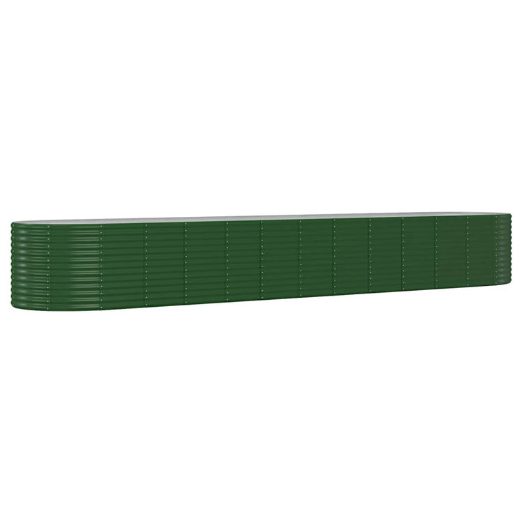 VIDAXL -Planungsbox 507x100x68 cm Pulver -Stahlgrün