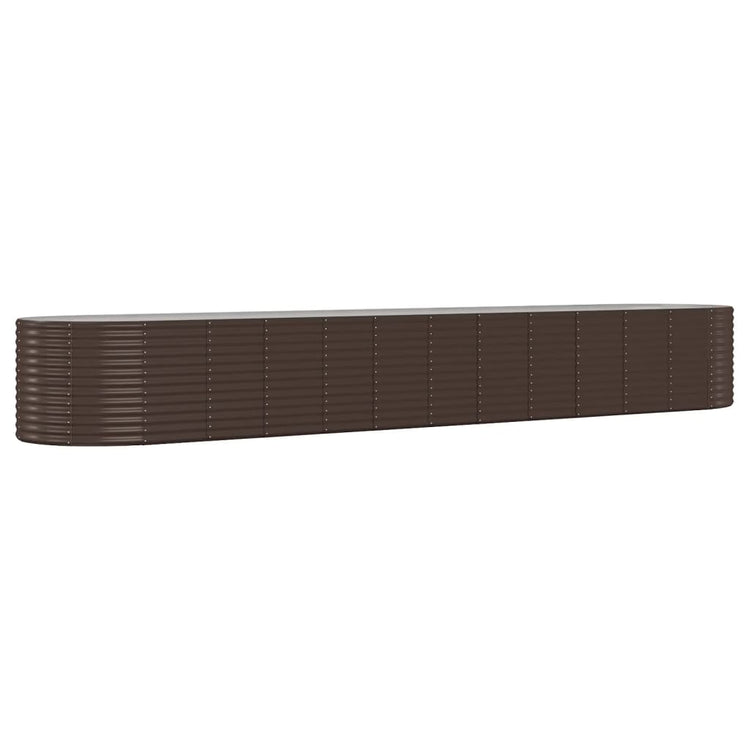 VIDAXL -Planungsbox 507x100x68 cm Pulver -Stahlbraun
