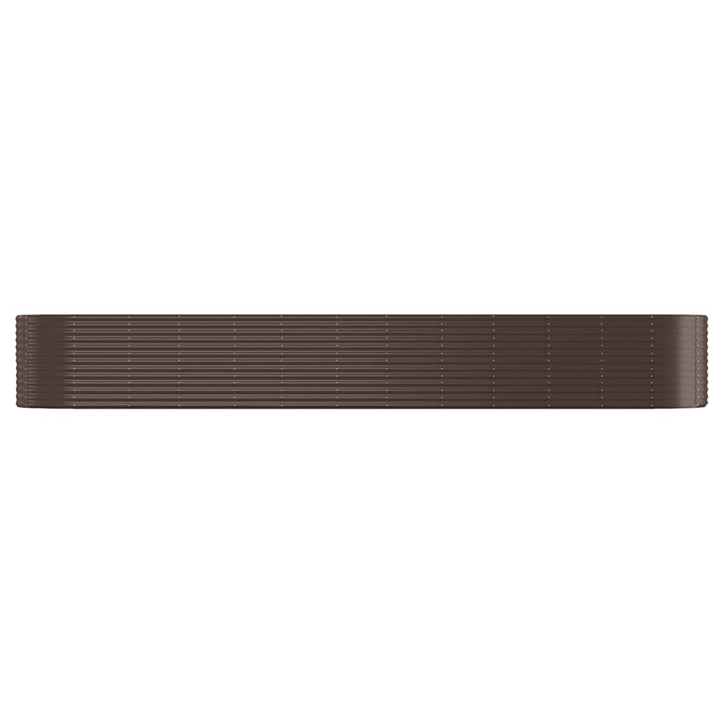 VIDAXL -Planungsbox 507x100x68 cm Pulver -Stahlbraun