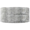 VIDAXL -Planungsbox 140x140x68 cm Pulver -bewegtes Stahl Silber gefärbt