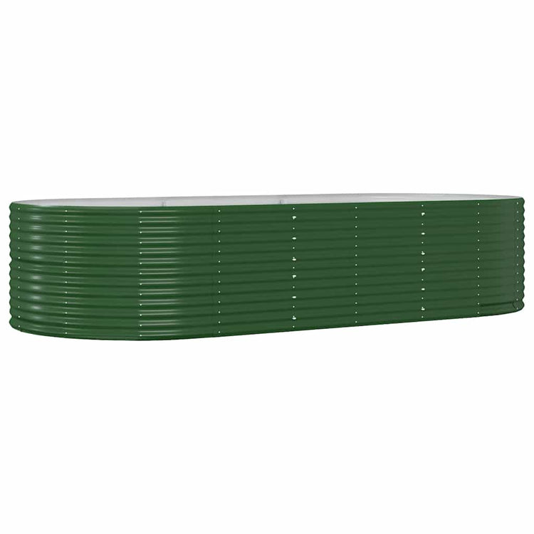 Vidaxx Pflanzgefäß 291x140x68 cm verzinkter Stahl grün