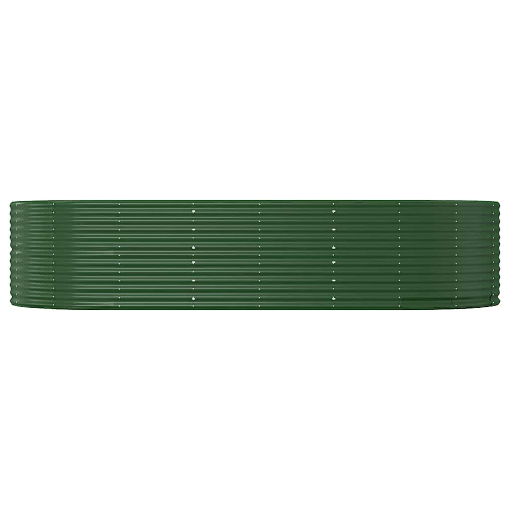 Vidaxx Pflanzgefäß 291x140x68 cm verzinkter Stahl grün