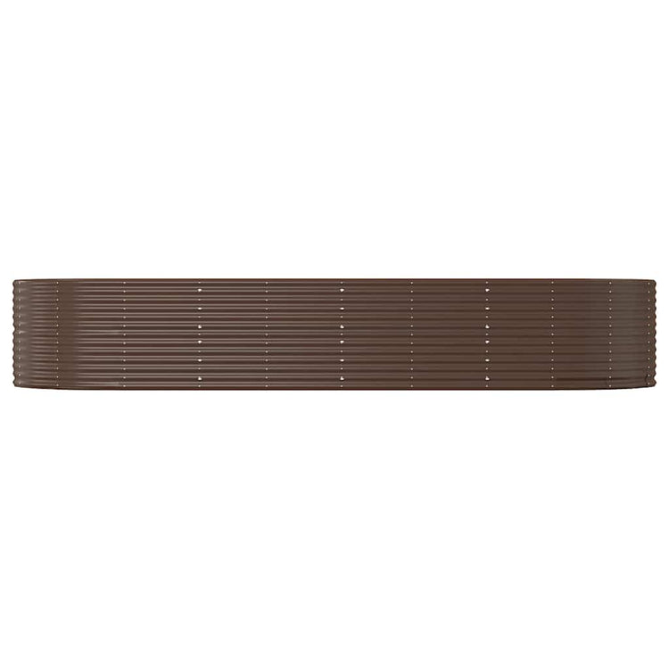 Vidaxx Pflanzgefäß 367x140x68 cm verzinkter Stahl braun