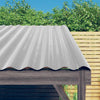 VIDAXL -Dachplatten 36 ST 60x36 cm Pulver -Stahl Silber gefärbt