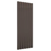 VIDAXL -Dachplatten 12 ST 100x36 cm Pulver -Stahlbraun