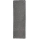 Vidaxl außerhalb des Teppichs flach gewebt 80x250 cm Grau