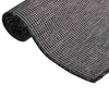 Vidaxl außerhalb des Teppichs flach gewebt 140x200 cm Grau