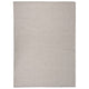Vidaxl außerhalb des Teppichs flach -200x280 cm Taupe