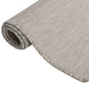 Vidaxl außerhalb des Teppichs flach -200x280 cm Taupe