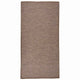 Vidaxl außerhalb des Teppichs flach gewebt 100x200 cm Braun