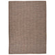 Vidaxl außerhalb des Teppichs flach gewebt 140x200 cm Braun