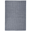 Vidaxl außerhalb des Teppichs flach gewebt 160x230 cm blau