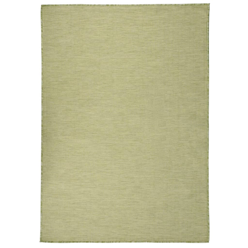 Vidaxl außerhalb des Teppichs flach -200x280 cm grün