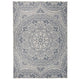 Vidaxl Außen Teppich mit Muster flach -120x170 cm blau