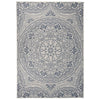 Vidaxl Außen Teppich mit Muster flach -160 x 230 cm blau