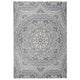 Vidaxl Außen Teppich mit Muster flach -160 x 230 cm blau