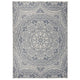 Vidaxl Außen Teppich mit Muster flach -gehoben 200x280 cm blau