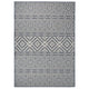 Vidaxl Außen Teppich mit Muster flach -120x170 cm blau