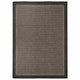 Vidaxl außerhalb des Teppichs flach gewebt 120x170 cm dunkelbraun