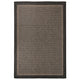 Vidaxl außerhalb des Teppichs flach gewebt 160x230 cm dunkelbraun