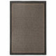 Vidaxl außerhalb des Teppichs flach gewebt 160x230 cm dunkelbraun