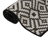 Vidaxl Außen Teppich mit Muster flach -gehoben 200x280 cm schwarz