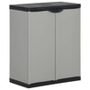 Vidaxl Gartenabfallbox 68x40x85 cm Polypropengrau und Schwarz