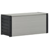 Vidaxl Gartenabfallbehälter 85x34x40 cm Grau
