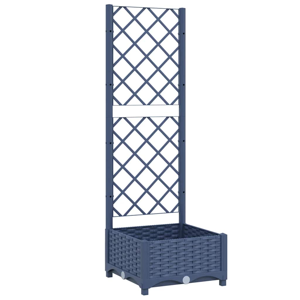 VIDAXL -Planungsbox mit Slatarbeit 40x40x121.5 cm Polypropen