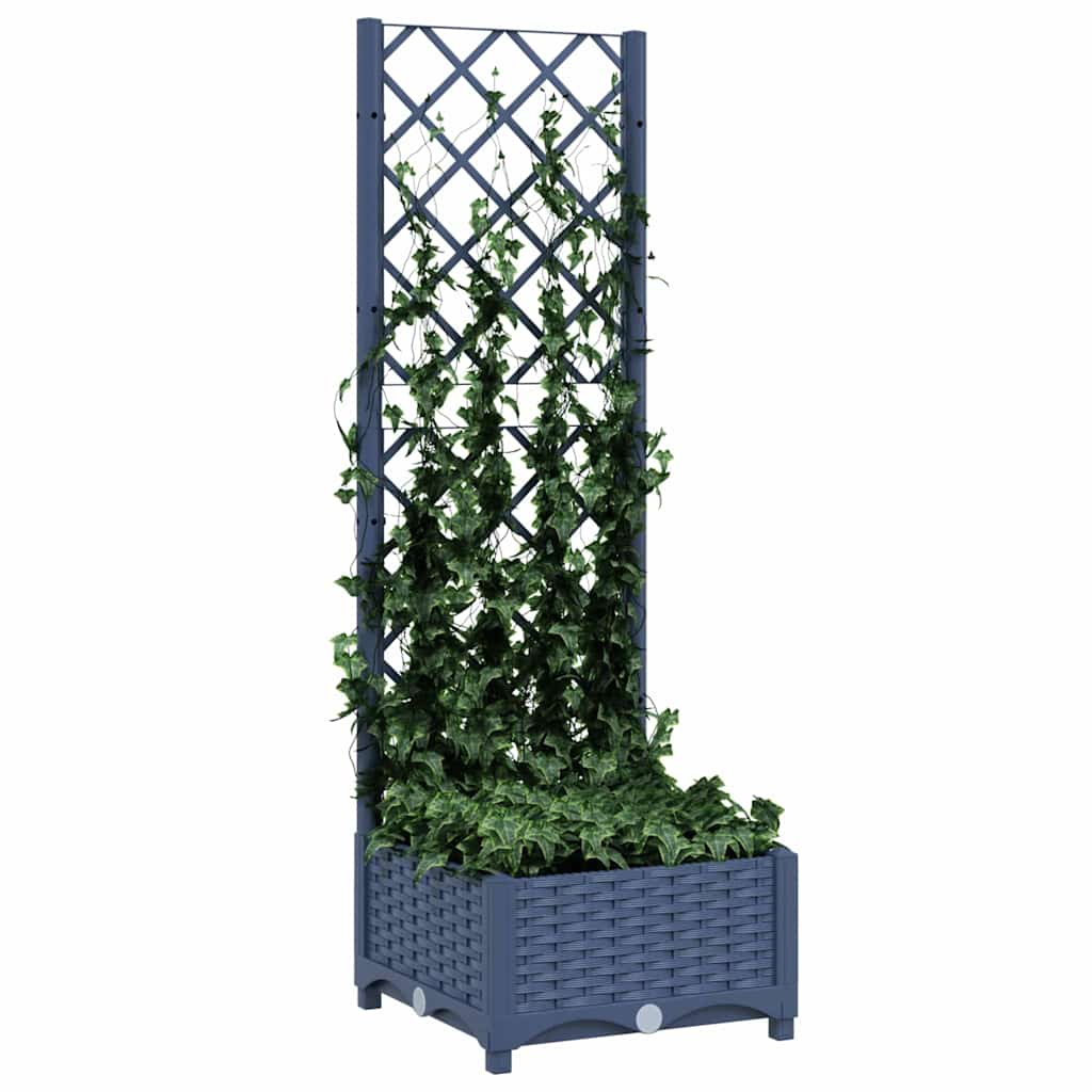 VIDAXL -Planungsbox mit Slatarbeit 40x40x121.5 cm Polypropen