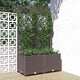 VIDAXL -Planungsbox mit SLAT 80x40x136 cm Polypropenbraun