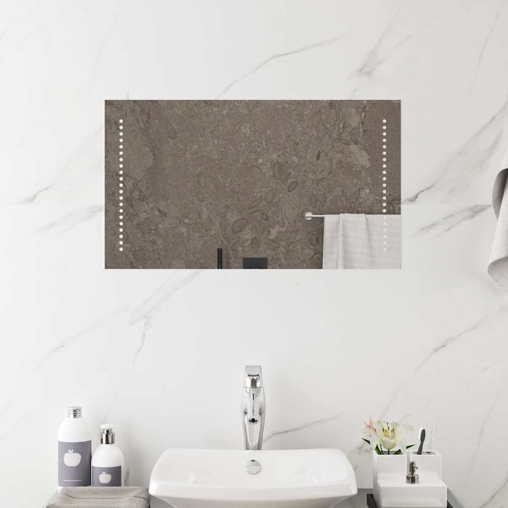 Vidaxx Badezimmerspiegel LED 70x40 cm