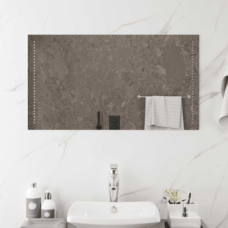 Vidaxx Badezimmerspiegel LED 90x50 cm