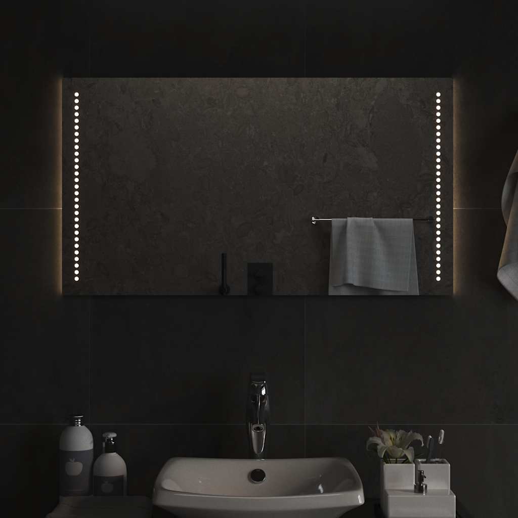 Vidaxx Badezimmerspiegel LED 90x50 cm