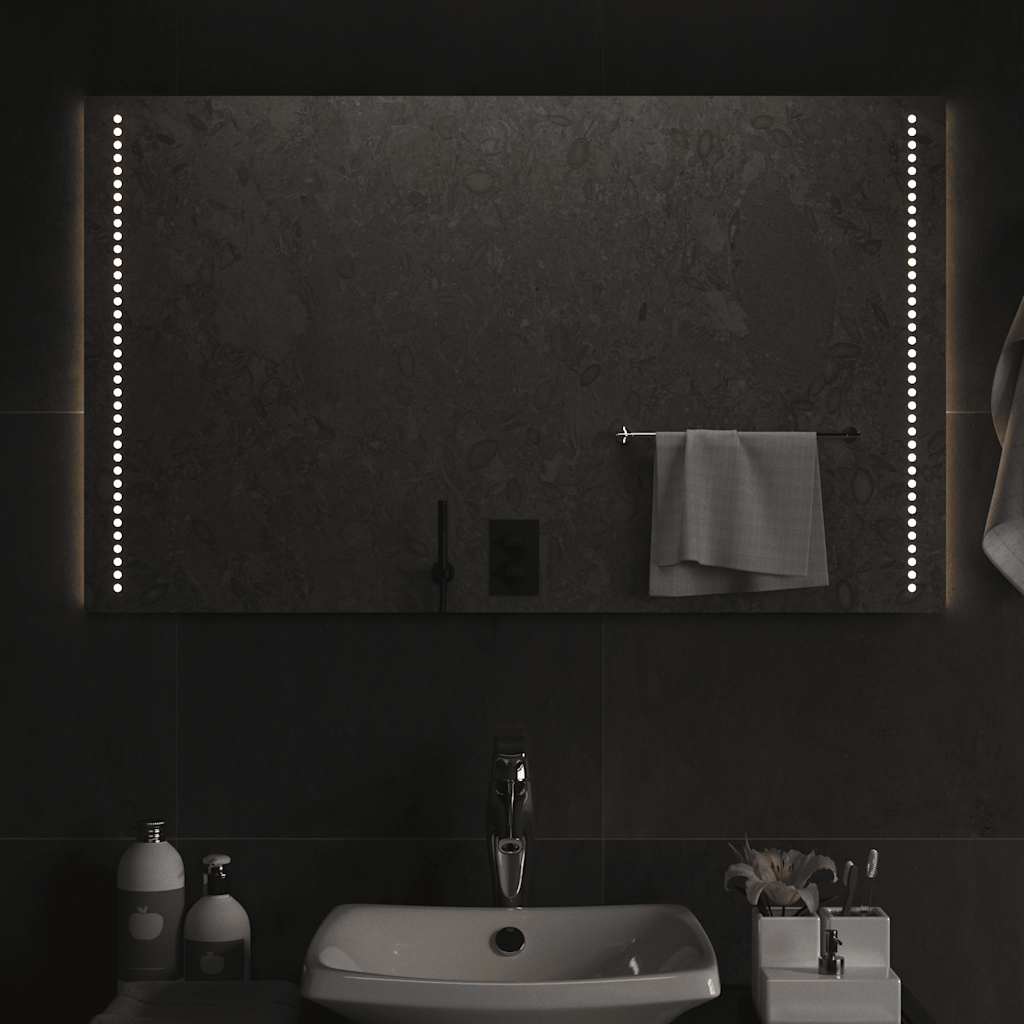 Vidaxx Badezimmerspiegel LED 100x60 cm