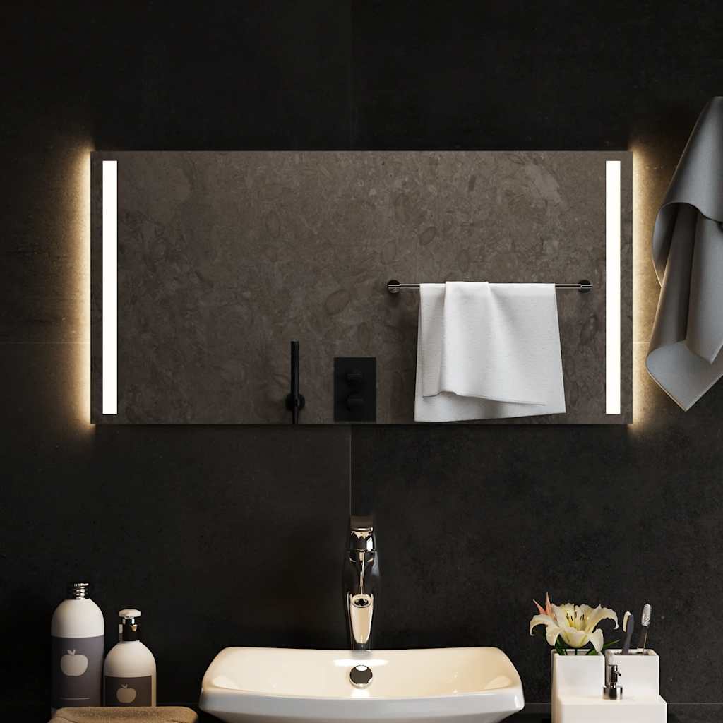 Vidaxl Badezimmerspiegel LED 80x40 cm