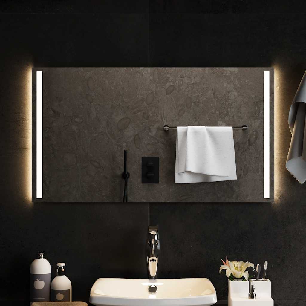 Vidaxl Badezimmerspiegel LED 90x50 cm