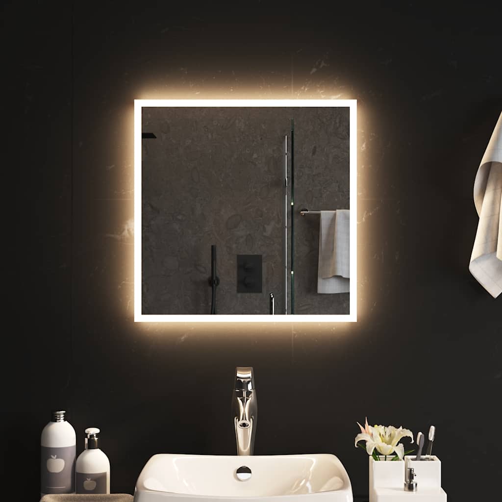 Vidaxl Badezimmerspiegel LED 50x50 cm
