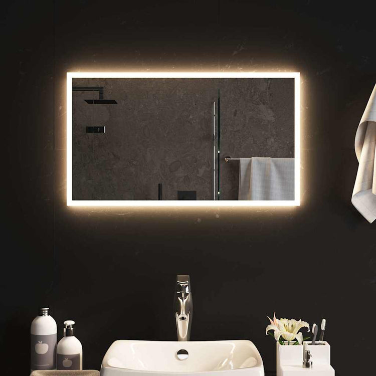 Vidaxx Badezimmerspiegel LED 70x40 cm