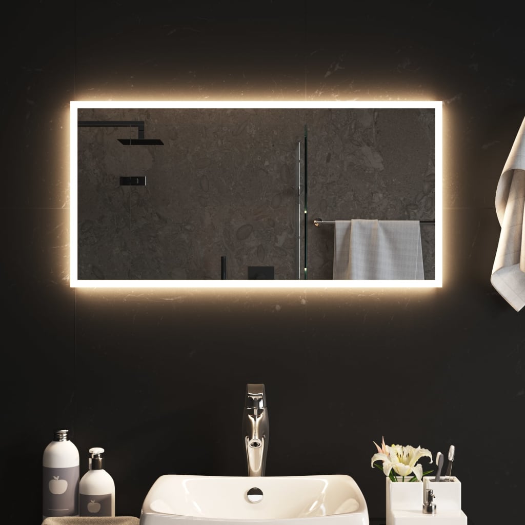 Vidaxl Badezimmerspiegel LED 80x40 cm