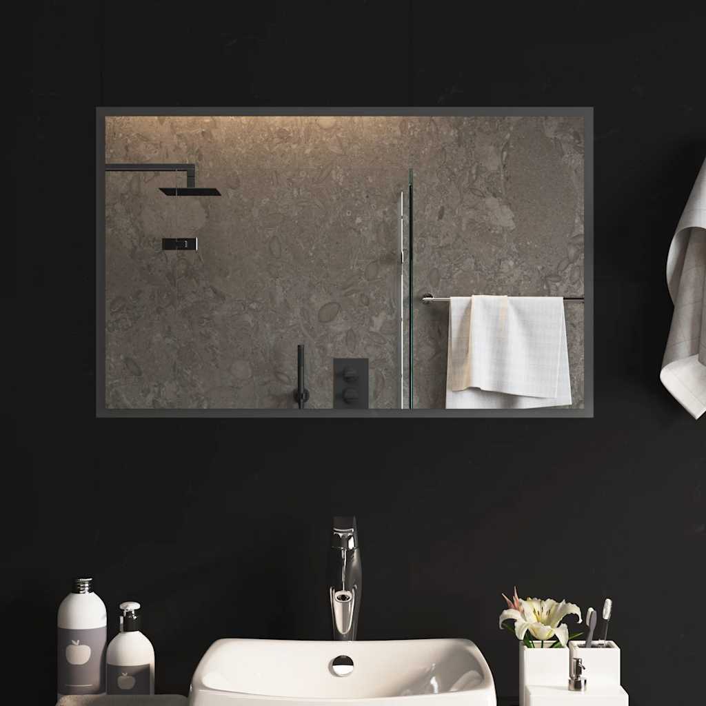 Vidaxl Badezimmerspiegel LED 80x50 cm