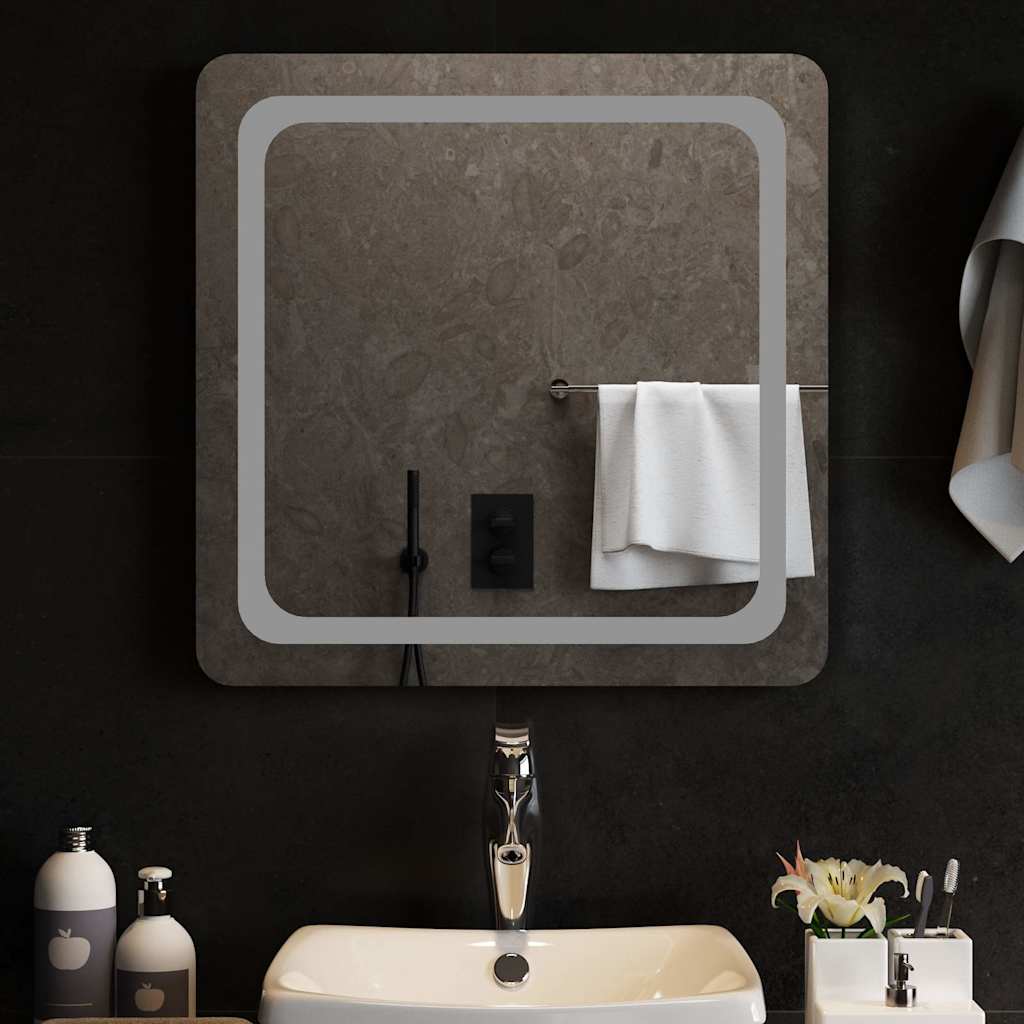 Vidaxl Badezimmerspiegel LED 60x60 cm