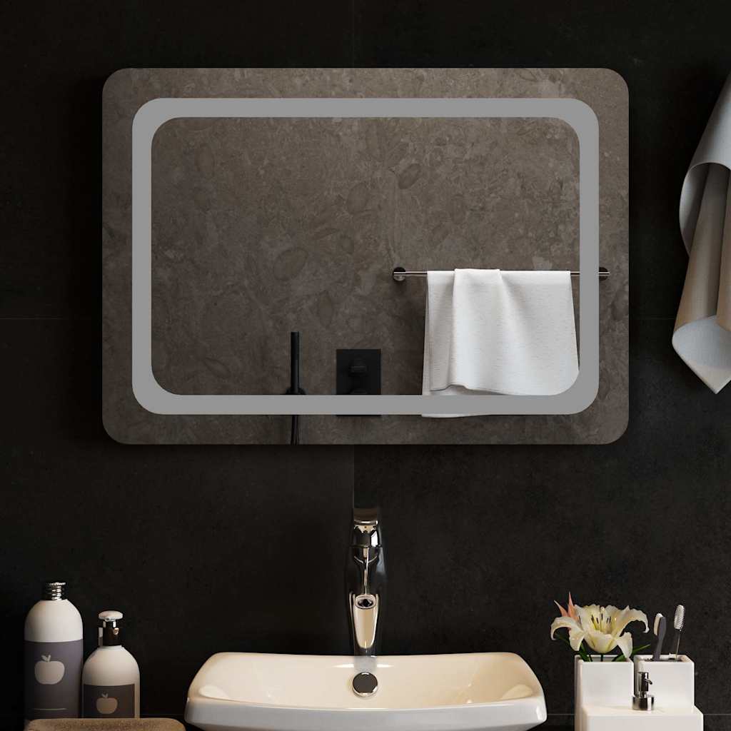 Vidaxl Badezimmerspiegel LED 70x50 cm