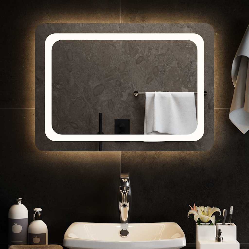 Vidaxl Badezimmerspiegel LED 70x50 cm