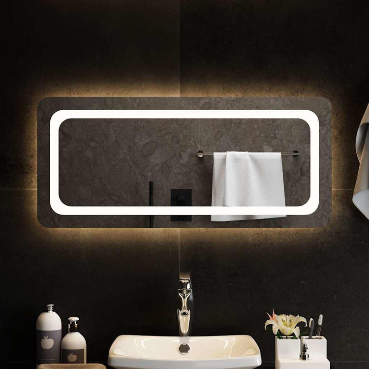 Vidaxl Badezimmerspiegel LED 90x40 cm