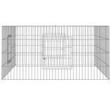 VIDAXL -Kaninchen -Käfig 110x110x55 cm verzinktes Bügeleisen - afbeelding 3